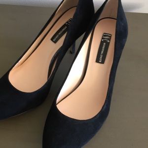 INC Black Suede Heels. NWOT